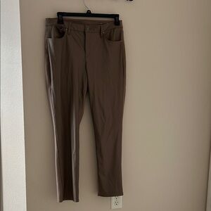 Chico's pleather Straight Leg Women's jeans